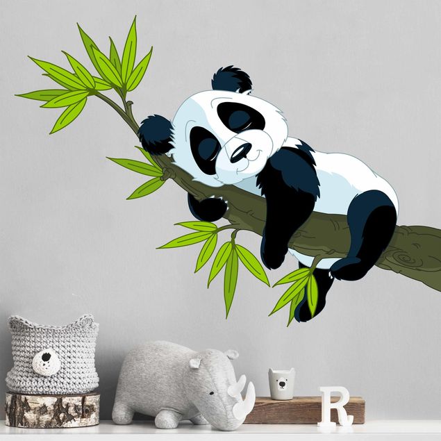 Wallstickers pandor Sleeping panda