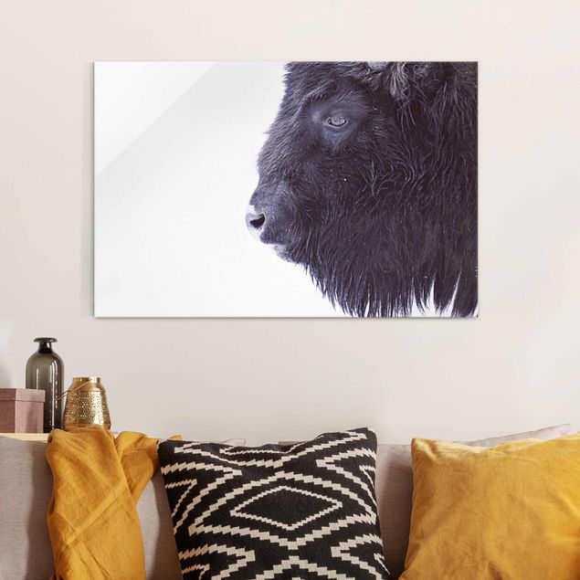 Kök dekoration Portrait Of A Black Buffalo