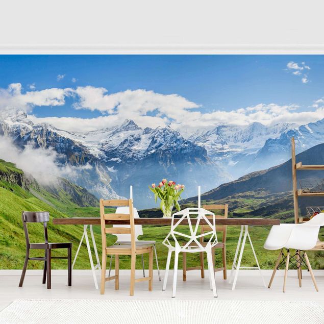 Tapeter modernt Swiss Alpine Panorama