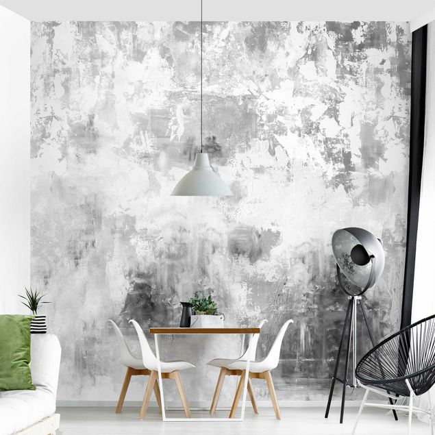 Tapeter industriell Shabby Concrete Wall Plaster Grey