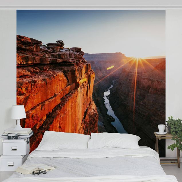 Fototapeter arkitektur och skyline Sun In Grand Canyon