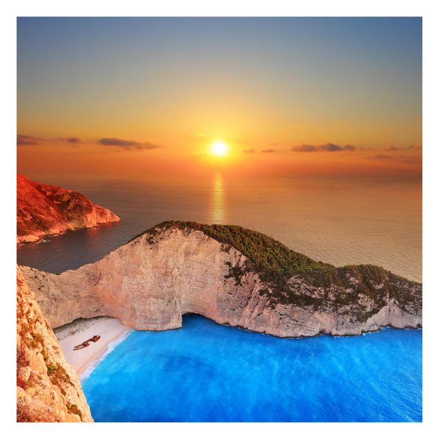 Fototapeter landskap Sunset Over Zakynathos