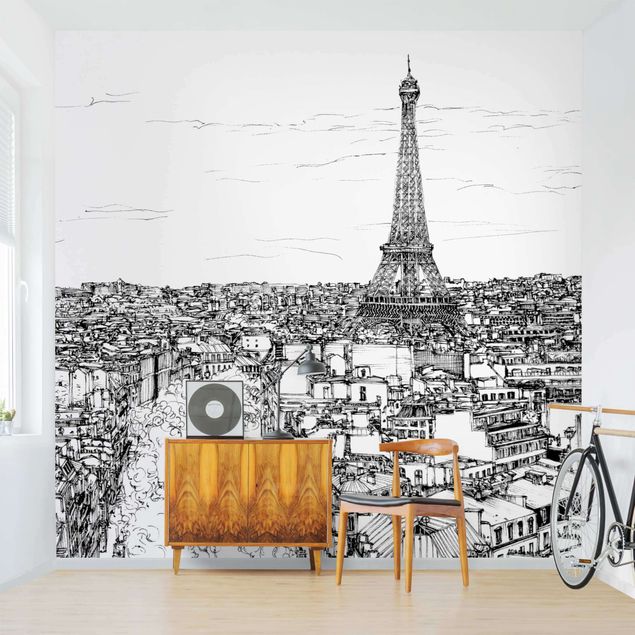 Tapeter modernt City Study - Paris