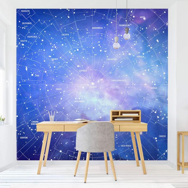 Kök dekoration Stelar Constellation Star Chart