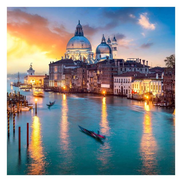 Fototapeter landskap Sunset in Venice