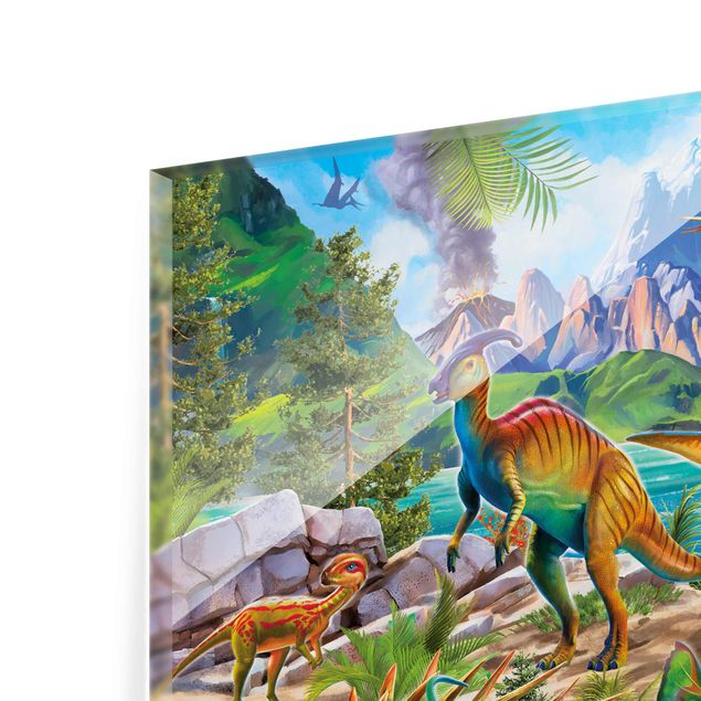 Tavlor T-Rex And Parasaurolophus
