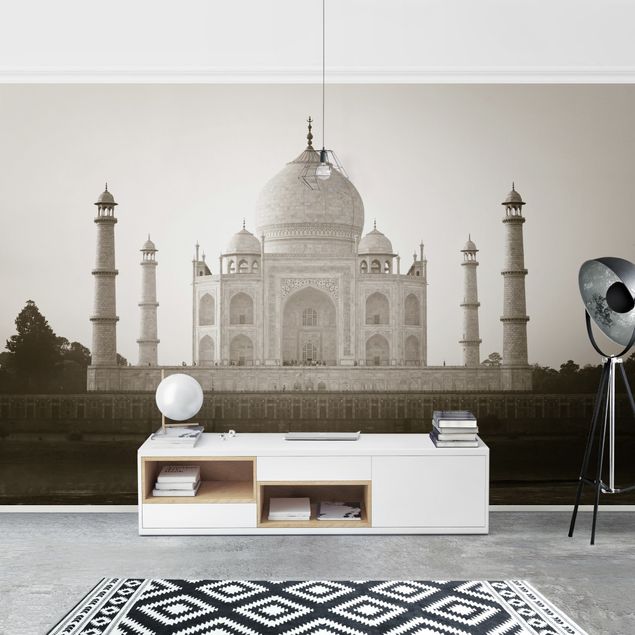Fototapeter beige Taj Mahal