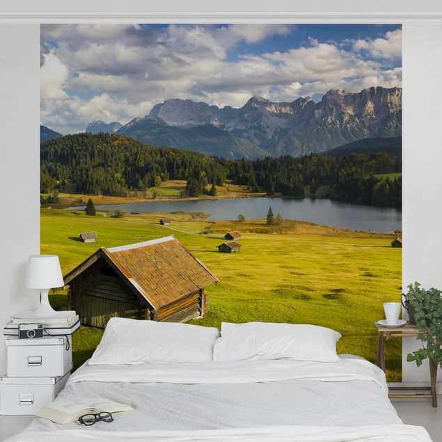 Fototapeter landskap Geroldsee Lake Upper Bavaria