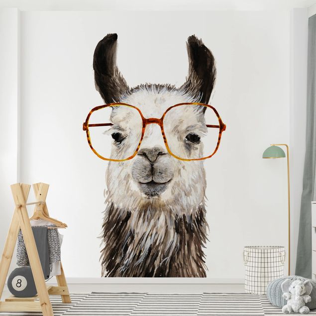 Tapeter modernt Hip Lama With Glasses IV