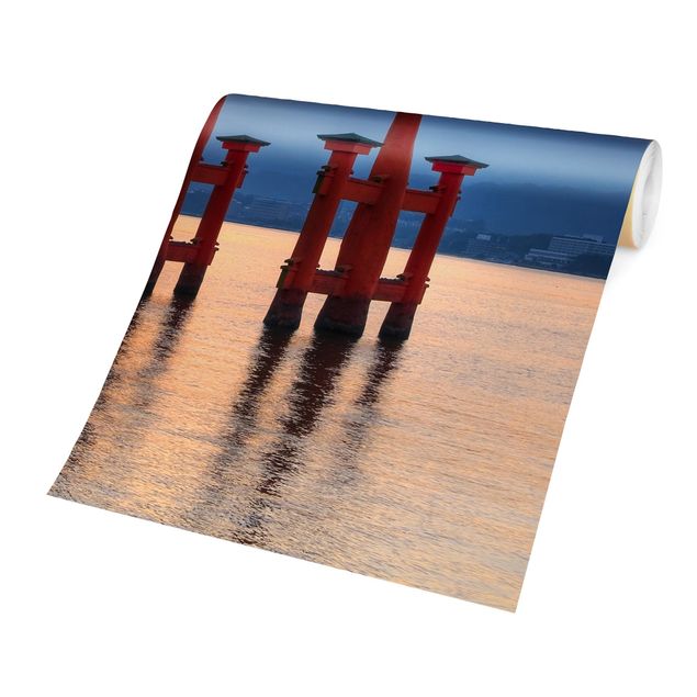 Tapeter modernt Torii At Itsukushima