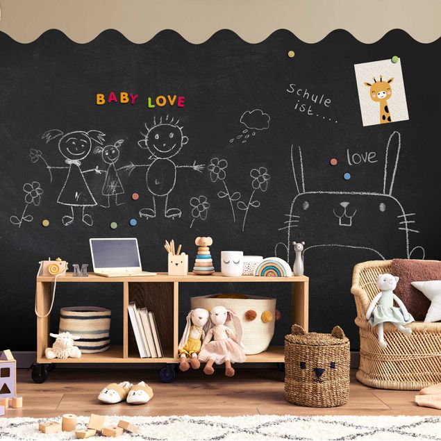 Självhäftande folier mönster Chalkboard self-adhesive - Nursery