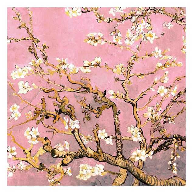 Konststilar Vincent Van Gogh - Almond Blossom In Antique Pink