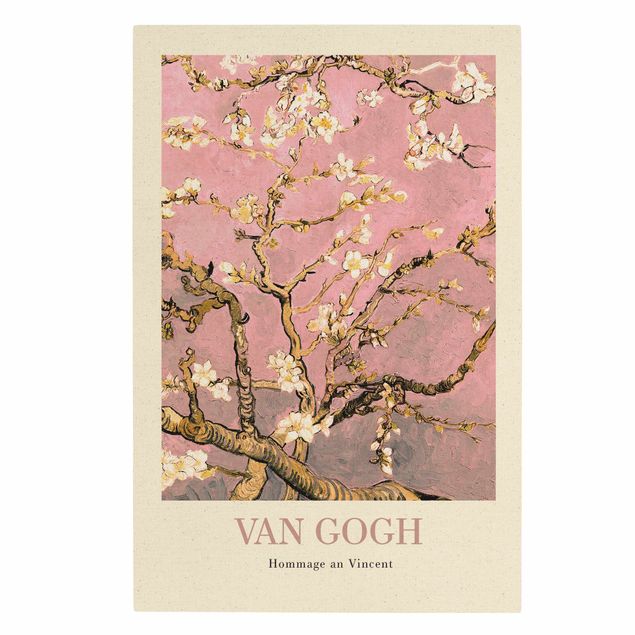Konststilar Vincent van Gogh - Almond Blossom In Pink - Museum Edition