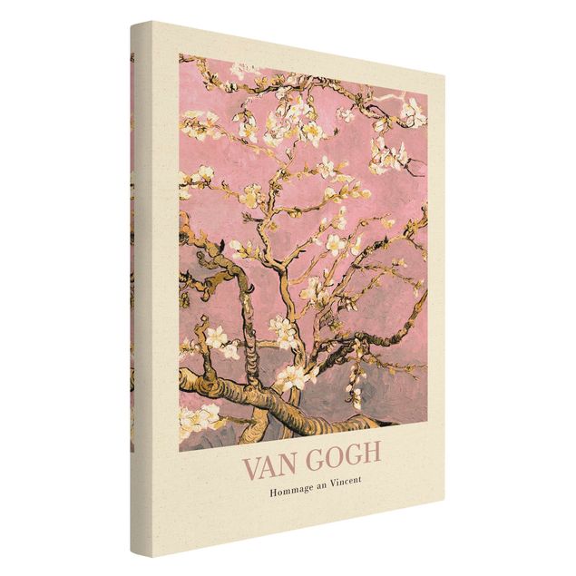Canvastavlor blommor  Vincent van Gogh - Almond Blossom In Pink - Museum Edition