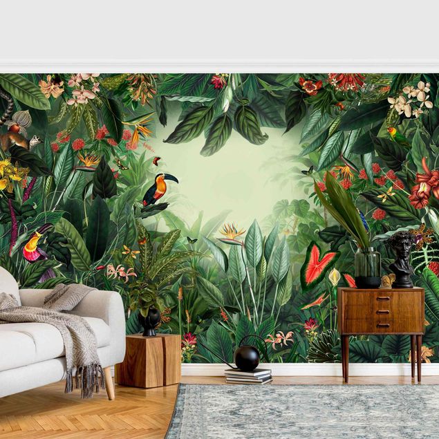Kök dekoration Vintage Colorful Jungle