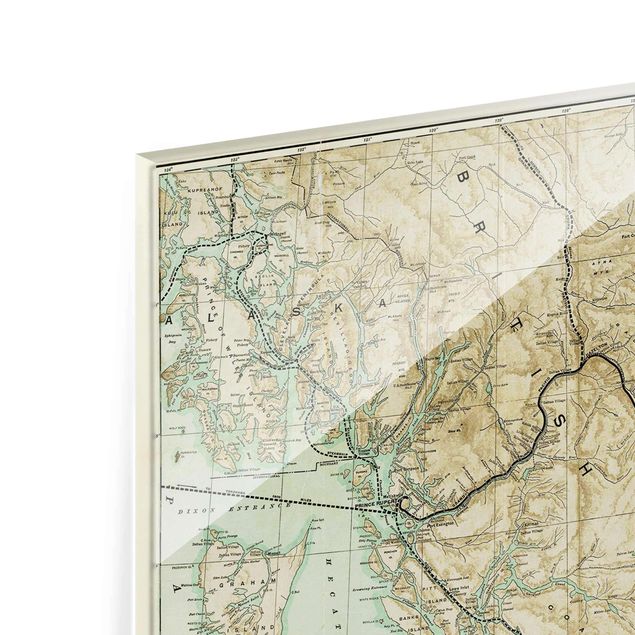 Tavlor Vintage Map British Columbia