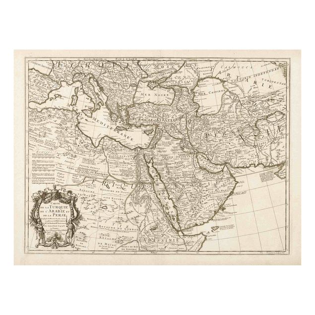 Tavlor Andrea Haase Vintage Map The Middle East