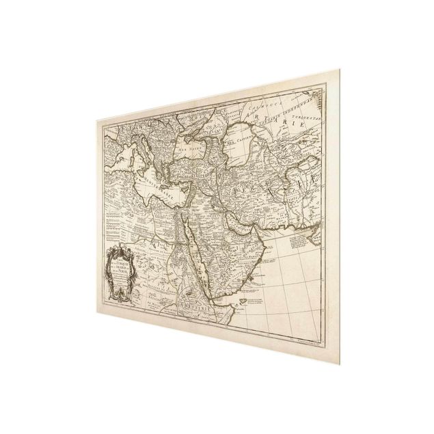 Tavlor Vintage Map The Middle East