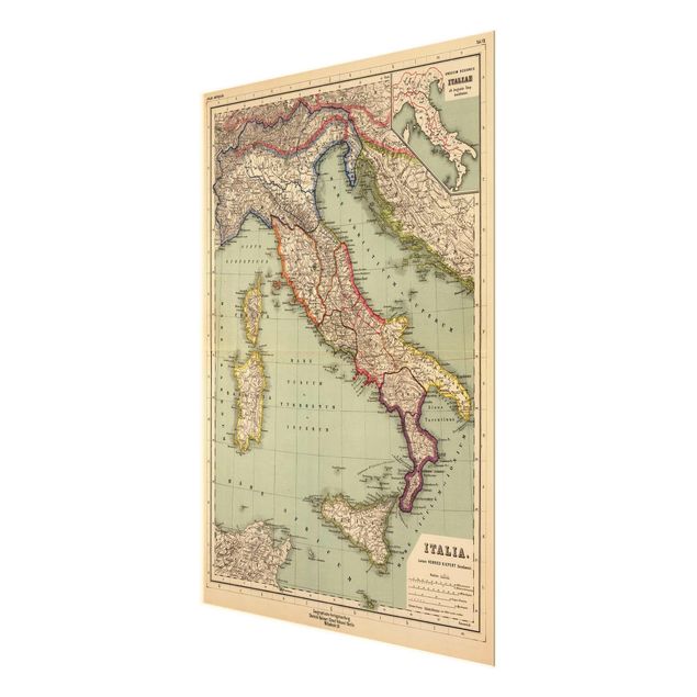 Tavlor Andrea Haase Vintage Map Italy