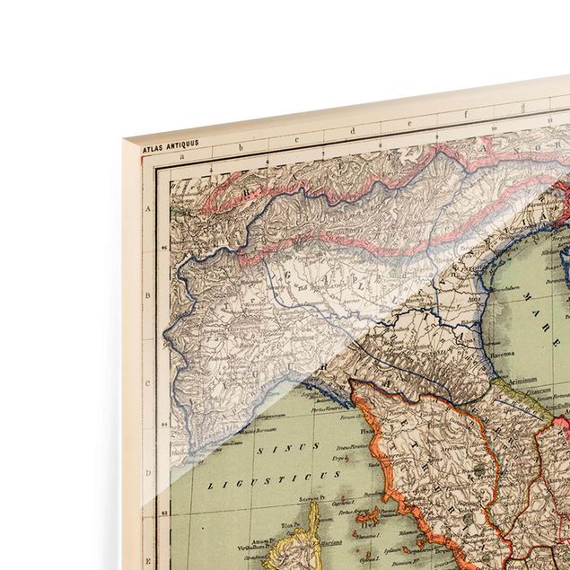 Tavlor Vintage Map Italy