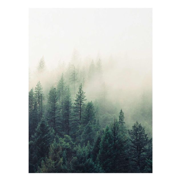 Tavlor natur Foggy Forest Awakening