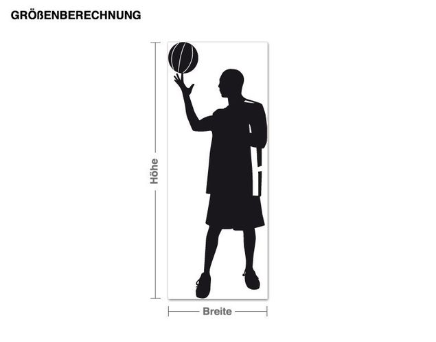 Autocolantes de parede basquetebol Basketball Player