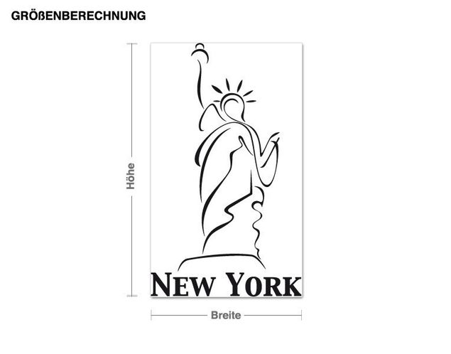 Autocolantes de parede New York New York Statue of Liberty