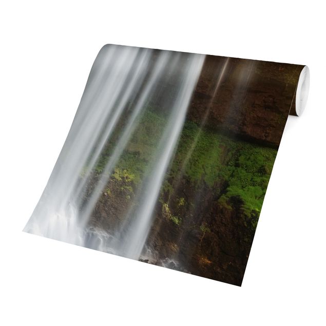 Fototapeter skogar Waterfalls