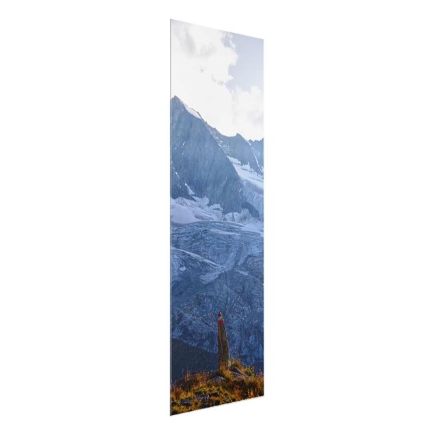 Tavlor landskap Marked Path In The Alps