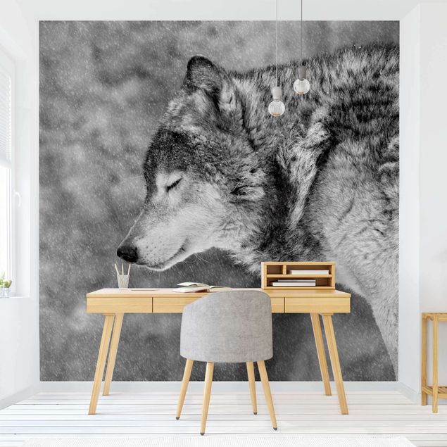 Kök dekoration Winter Wolf