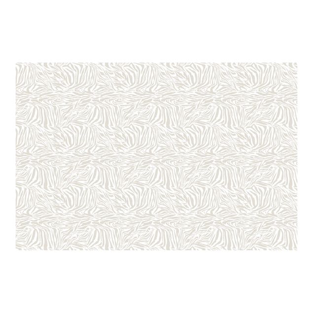 Tapeter Zebra Design Light Grey Stripe Pattern