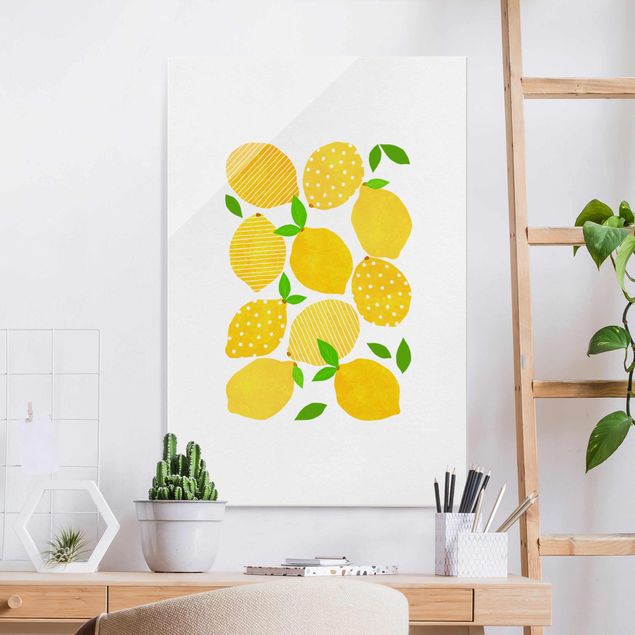 Kök dekoration Lemon With Dots