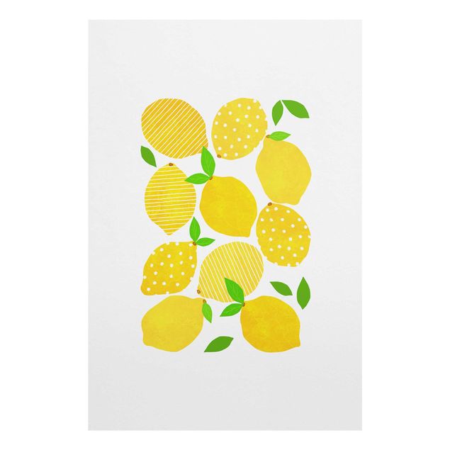 Tavlor gul Lemon With Dots