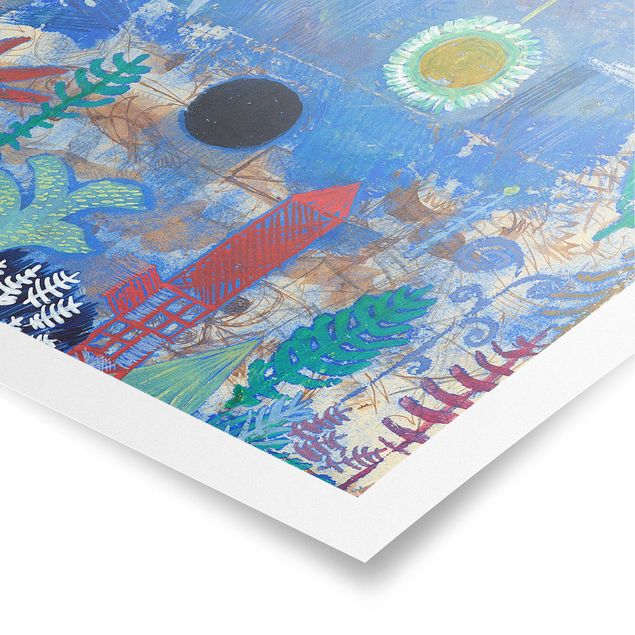 Posters konstutskrifter Paul Klee - Sunken Landscape