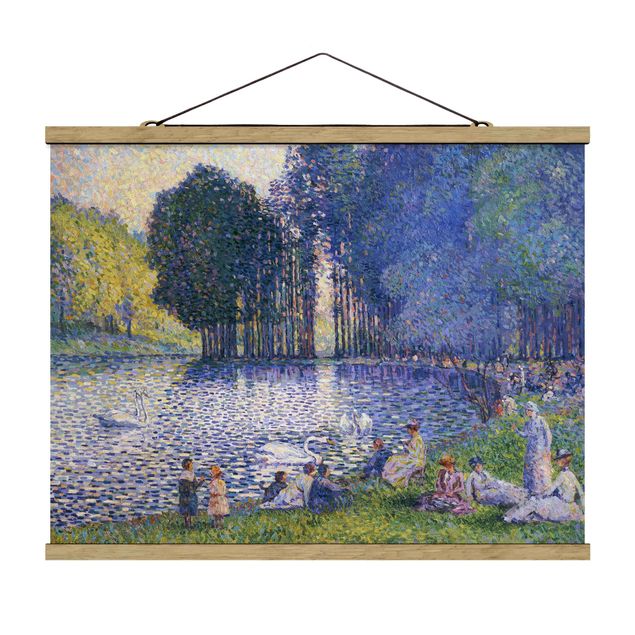 Konstutskrifter Henri Edmond Cross - The Lake In The Bois De Boulogne