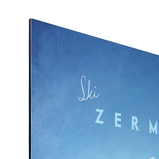 Tavlor arkitektur och skyline Travel Poster - Zermatt