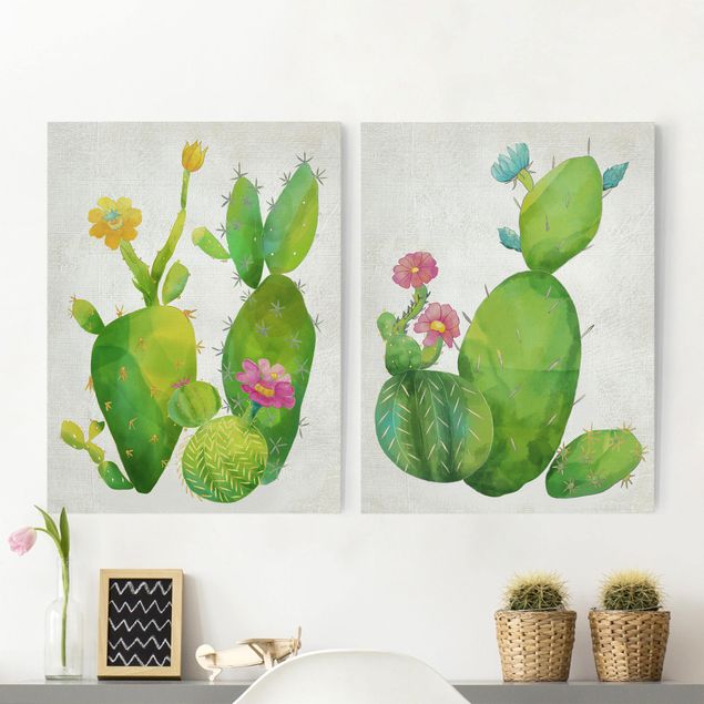 Kök dekoration Cactus Family Set II