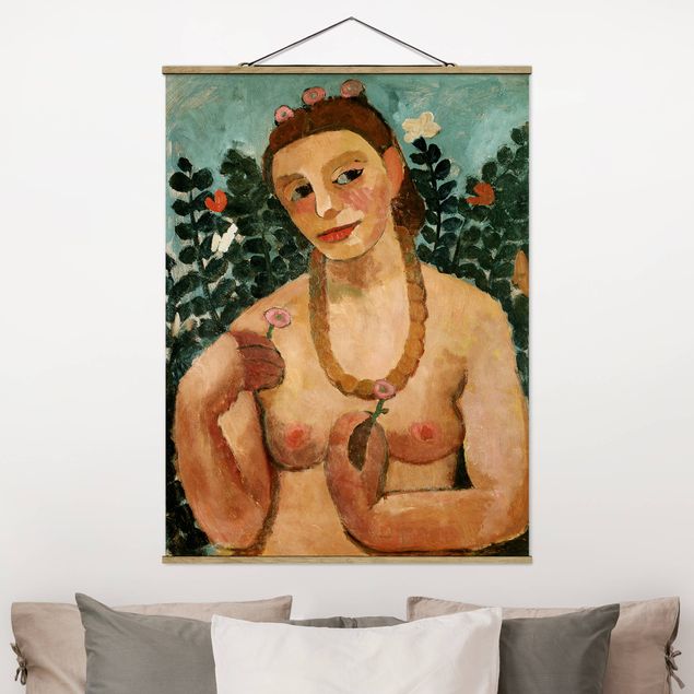 Konststilar Expressionism Paula Modersohn-Becker - Self Portrait with Amber Necklace