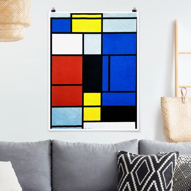 Kök dekoration Piet Mondrian - Tableau No. 1