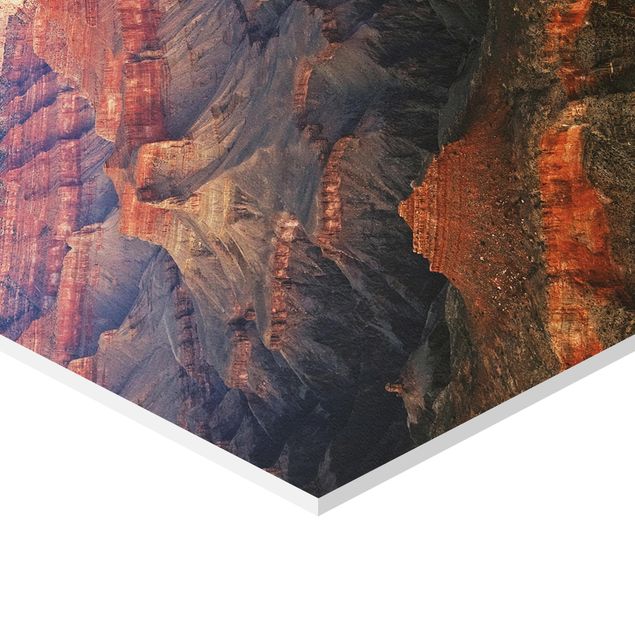 Hexagonala tavlor Grand Canyon After Sunset