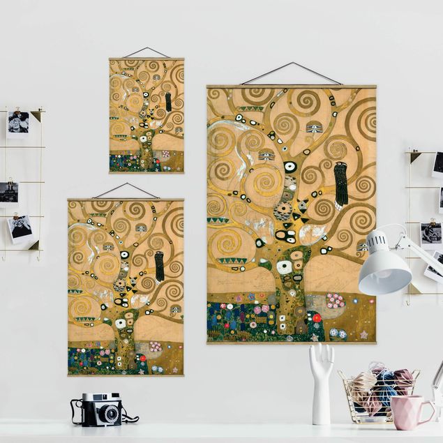 Tavlor landskap Gustav Klimt - The Tree of Life