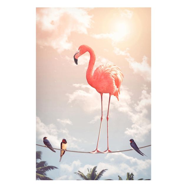 Kök dekoration Sky With Flamingo