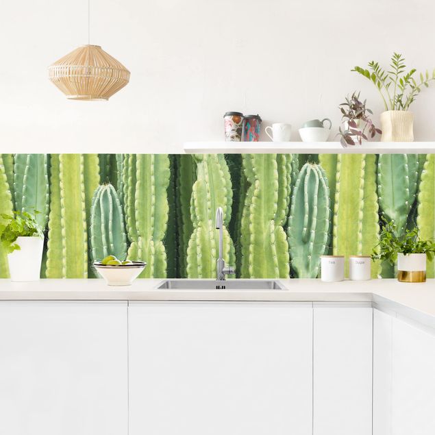 Stänkskydd kök blommor  Cactus Wall