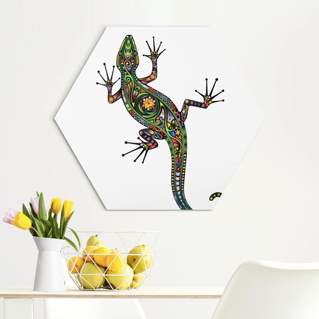 Kök dekoration Gecko Pattern
