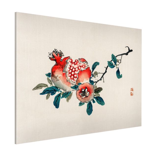 Kök dekoration Asian Vintage Drawing Pomegranate