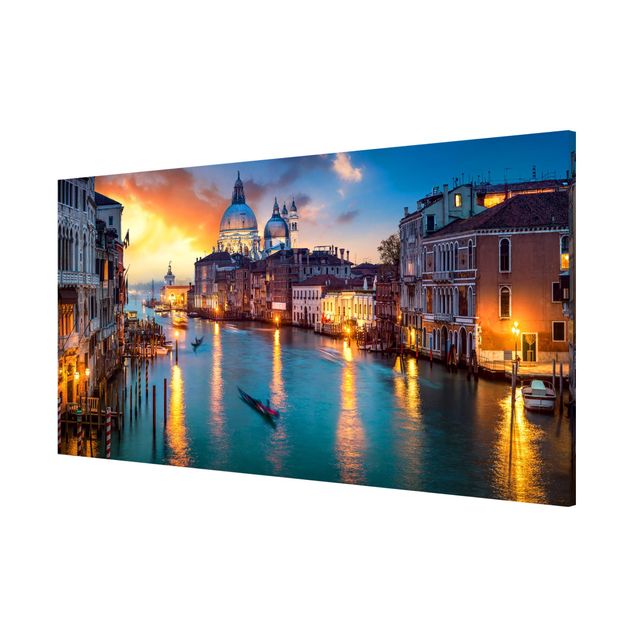 Tavlor landskap Sunset in Venice