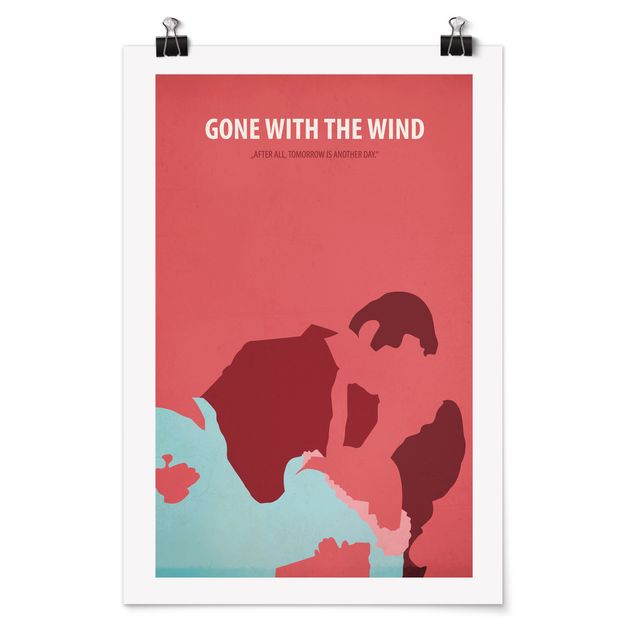 Tavlor porträtt Film Poster Gone With The Wind