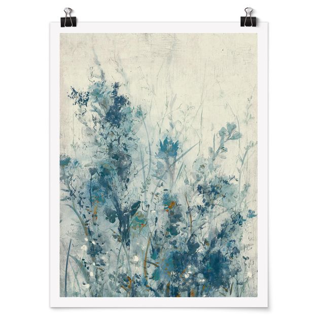 Tavlor blommor  Blue Spring Meadow I