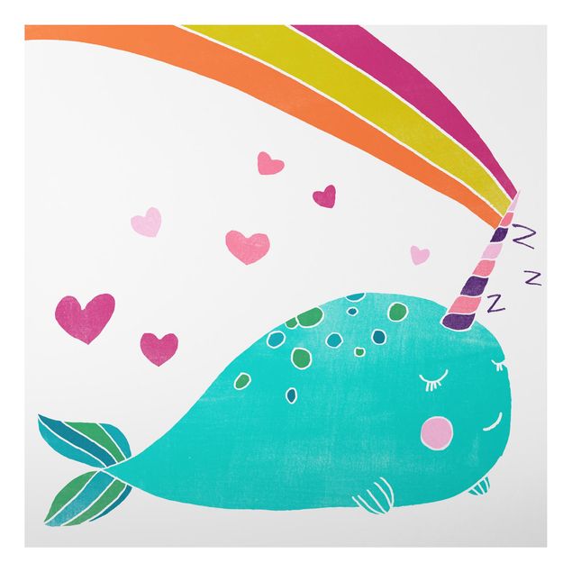 Tavlor fisk Cheerful Narwhal ll