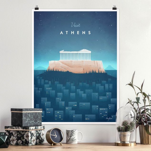 Kök dekoration Travel Poster - Athens